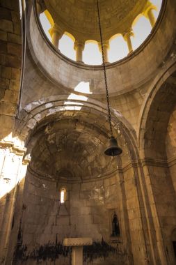 Noravank Manastırı, Ermenistan - 18 Eylül 2017: İç insid