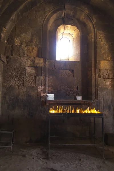 Klasztoru Noravank, Armenia - 18 września 2017: Wnętrze th — Zdjęcie stockowe