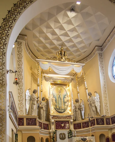 Turza Slaska, Polonya, 07 Ekim 2017: Sunak ile presbytery 