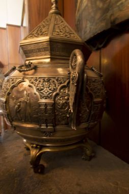 Echmiadzin, Vagharshapat, Ermenistan, 17 Eylül 2017: Metal Gladycakes