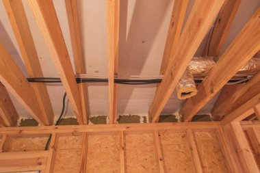 Havalandırma, kanalizasyon ve su tesisat bölme duvar