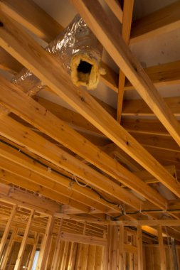 Havalandırma, kanalizasyon ve su tesisat bölme duvar