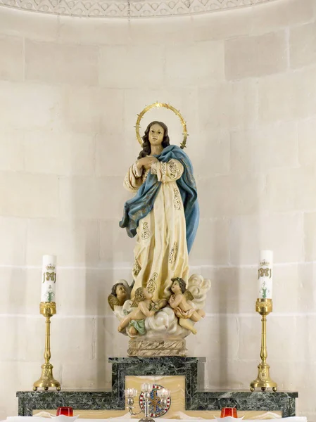 Nazaret Israel Iulie Statuia Mariei Maica Domnului Biserica Iosif Din — Fotografie, imagine de stoc