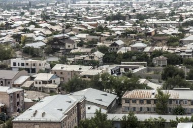 Erivan, Ermenistan'ın başkenti görünümünü 