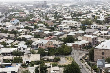 Erivan, Ermenistan'ın başkenti görünümünü 