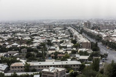 Erivan, Ermenistan'ın başkenti görünümünü 