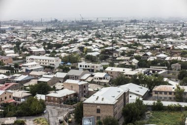 Erivan, Ermenistan'ın başkenti görünümünü 