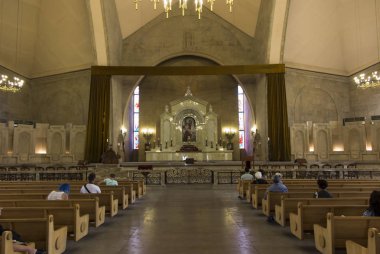 Erivan, Ermenistan. 21 Eylül 2017: katedral Iç 
