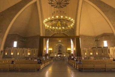 Erivan, Ermenistan. 21 Eylül 2017: katedral Iç 