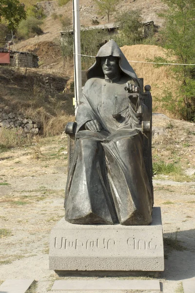 Armenia. El complejo del monasterio Goshavank. Monumento a la fuente — Foto de Stock