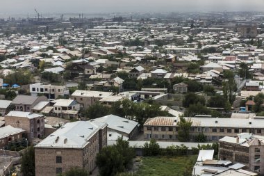 Erivan, Ermenistan'ın başkenti görünümünü 