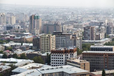 Erivan, Ermenistan'ın başkenti görünümünü 