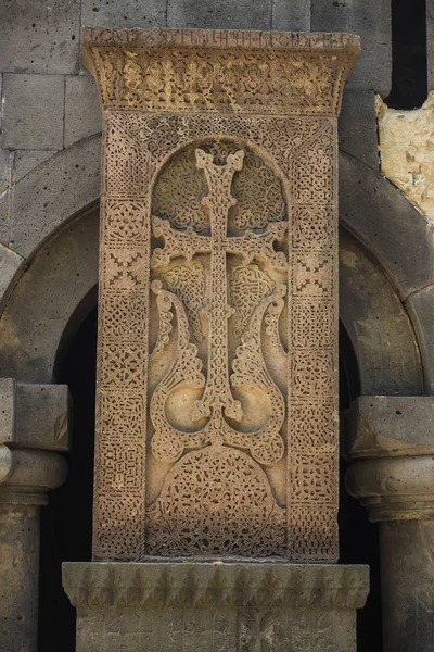 Monastère Sanahin en Arménie, Fragments de vieux murs historiques wi — Photo