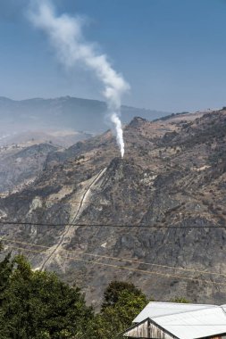 Dağ panorama, Alaverdi Ermenistan'da alandan