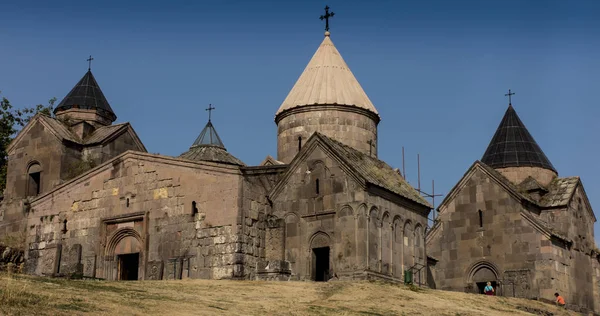 O Mosteiro de Goshavank foi fundado em 1188. Ele está localizado cerca de 20 — Fotografia de Stock