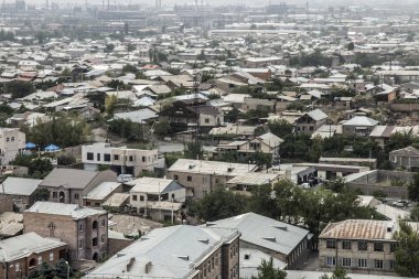 Erivan, Ermenistan'ın başkenti görünümünü 