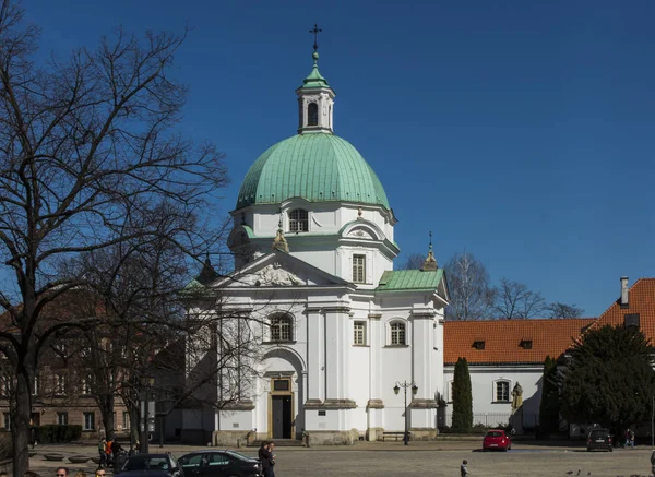 Kirche des heiligen Kasimir (sakramentek) in Warschau — Stockfoto