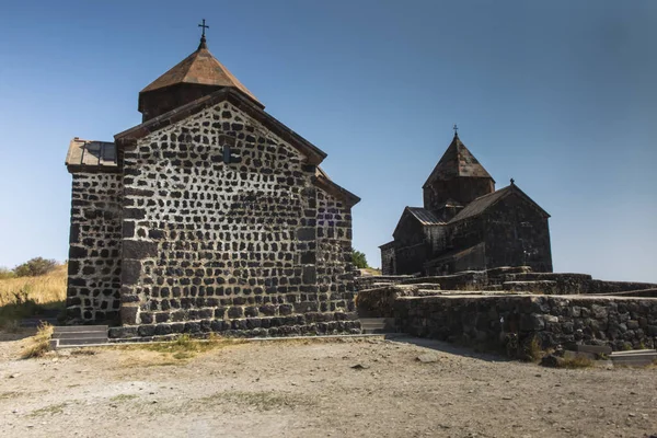 Sevanavank 是位于西北海岸的修道院建筑群。 — 图库照片