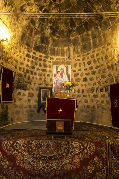 Sevanavank, Armenia, September 19, 2018: The interior of the chu — Stock Photo, Image