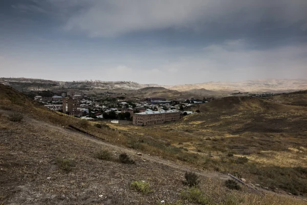 Vista de la periferia de Ereván, la capital de Armenia — Foto de Stock