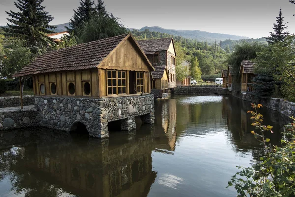 Um edifício na aldeia de Gosh perto do mosteiro de Goshavank — Fotografia de Stock