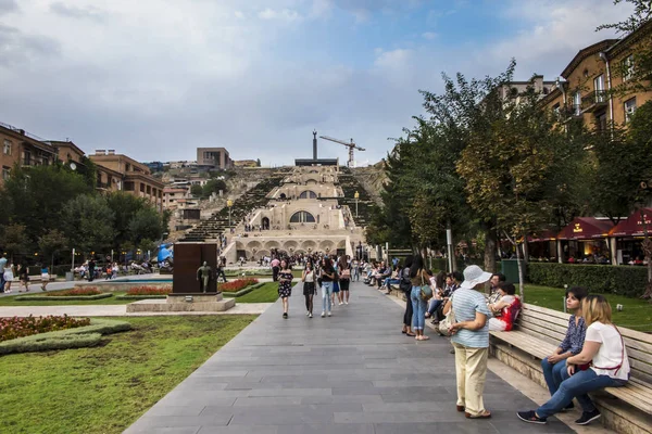 Єреван - 21 вересня 2017: Єреванський Каскад і на г — стокове фото
