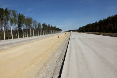 Polonya A1 otoyol inşaatı