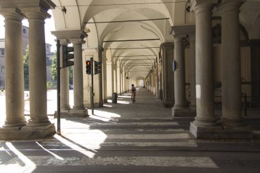 Torino, Piedmont, Italya. 27 Haziran 2019: ünlü pasajlar
