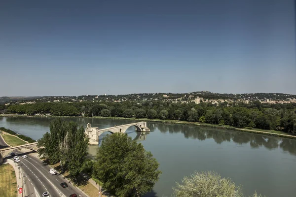 A ponte Saint B, conhecida como ponte de Avignon , — Fotografia de Stock