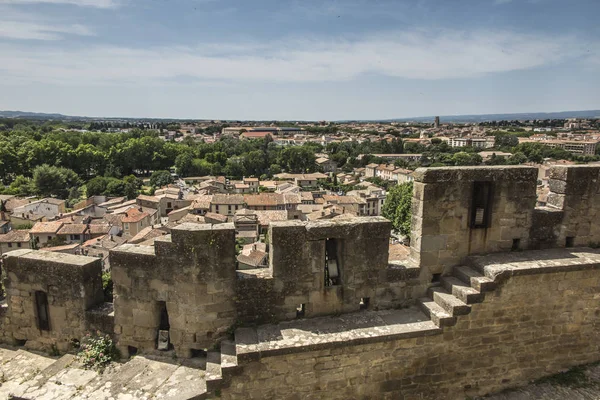 Carcasson versterkte kasteel is een Unesco wereld erfgoed site, — Stockfoto