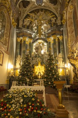 Czestochowa, Polonya, 1 Ocak 2020: Jasna Gora Katedrali