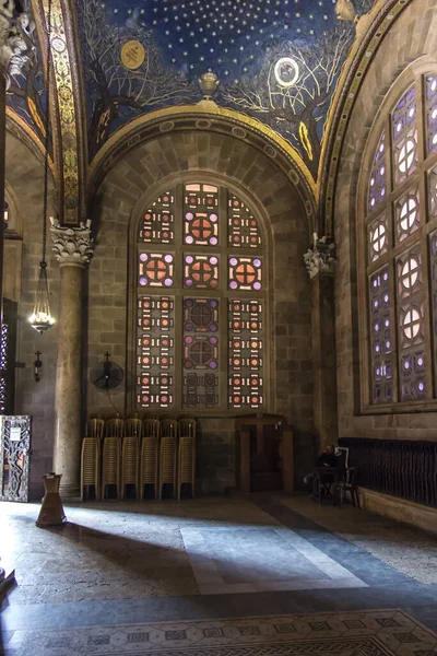 Interior Iglesia Todos Los Pueblos También Conocida Como Basílica Agonía — Foto de Stock