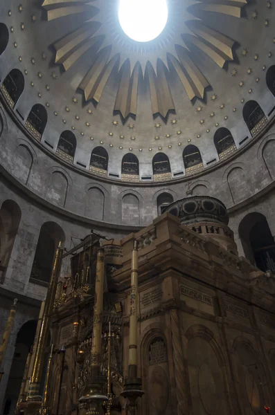 Gerusalemme Israele Gennaio 2020 Soffitto Sopra Tomba Cristo Nella Santa — Foto Stock