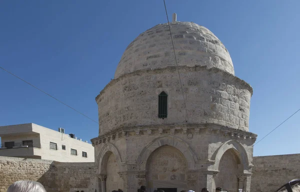 Jérusalem Israël Janvier 2020 Chapelle Ascension Sur Mont Éléon Mont — Photo