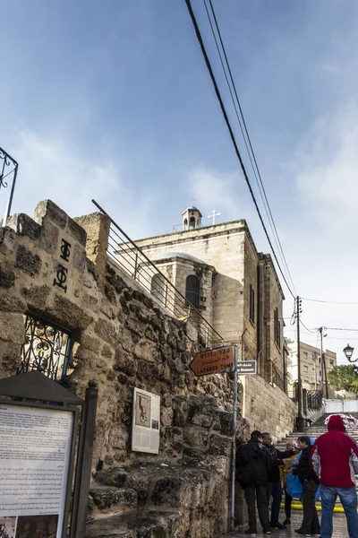 Bethany Israel January 2020 Tomb Lazarus Adjacent Church Site Home — Stock Photo, Image