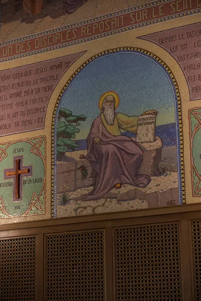 Jerusalem Israel Tammikuuta 2020 Pyhän Pietarin Kirkko Gallicantussa Roomalaiskatolinen Kirkko — kuvapankkivalokuva