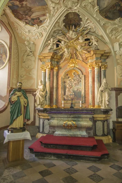 Czestochowa Polsko Března 2020 Kaple Antonína Uvnitř Svatyně Matky Boží — Stock fotografie