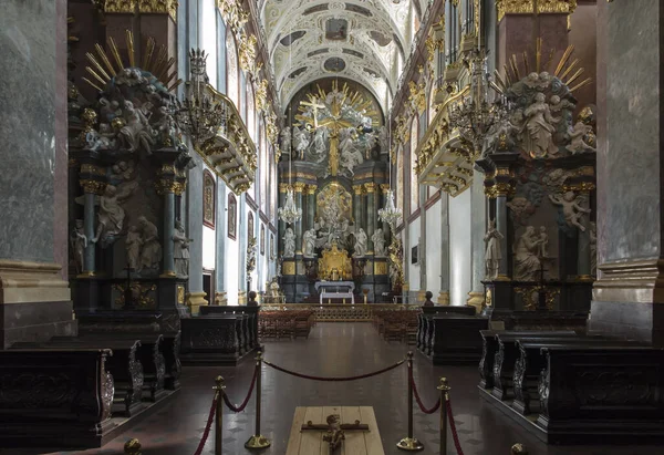 Czestochowa Polsko Března 2020 Interiér Baziliky Jasné Gory Také Bazilika — Stock fotografie