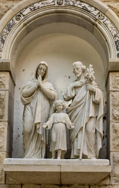 Kapel Van Heilige Familie Gebouwd Een Van Muren Buurt Van — Stockfoto