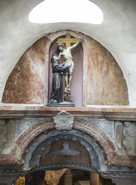 Belém Autoridade Palestiniana Janeiro 2020 Fragmento Interior Igreja Gruta Leite — Fotografia de Stock