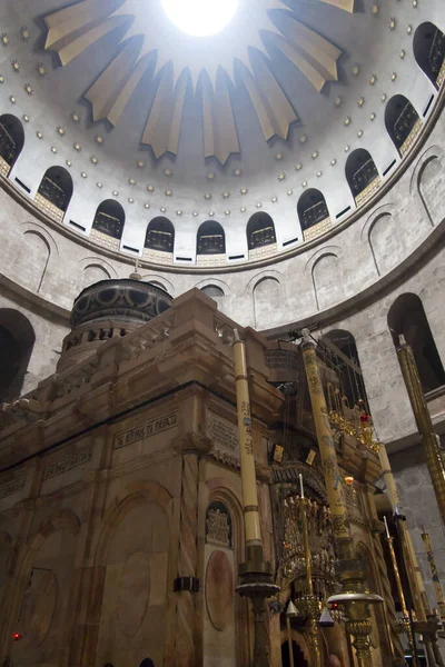 Gerusalemme Israele Gennaio 2020 Soffitto Sopra Tomba Cristo Nella Santa — Foto Stock
