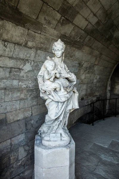 Avignon Frankreich Juni 2019 Nikolauskapelle Mit Der Figur Der Jungfrau — Stockfoto