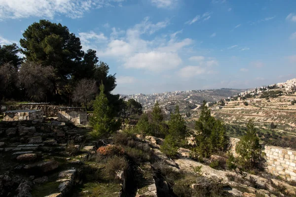 Shepherd Field Beit Sahour Dan Panorama Beytüllahim Doğusu Filistin Toprakları — Stok fotoğraf