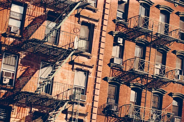 New York'ta yangın merdiveni