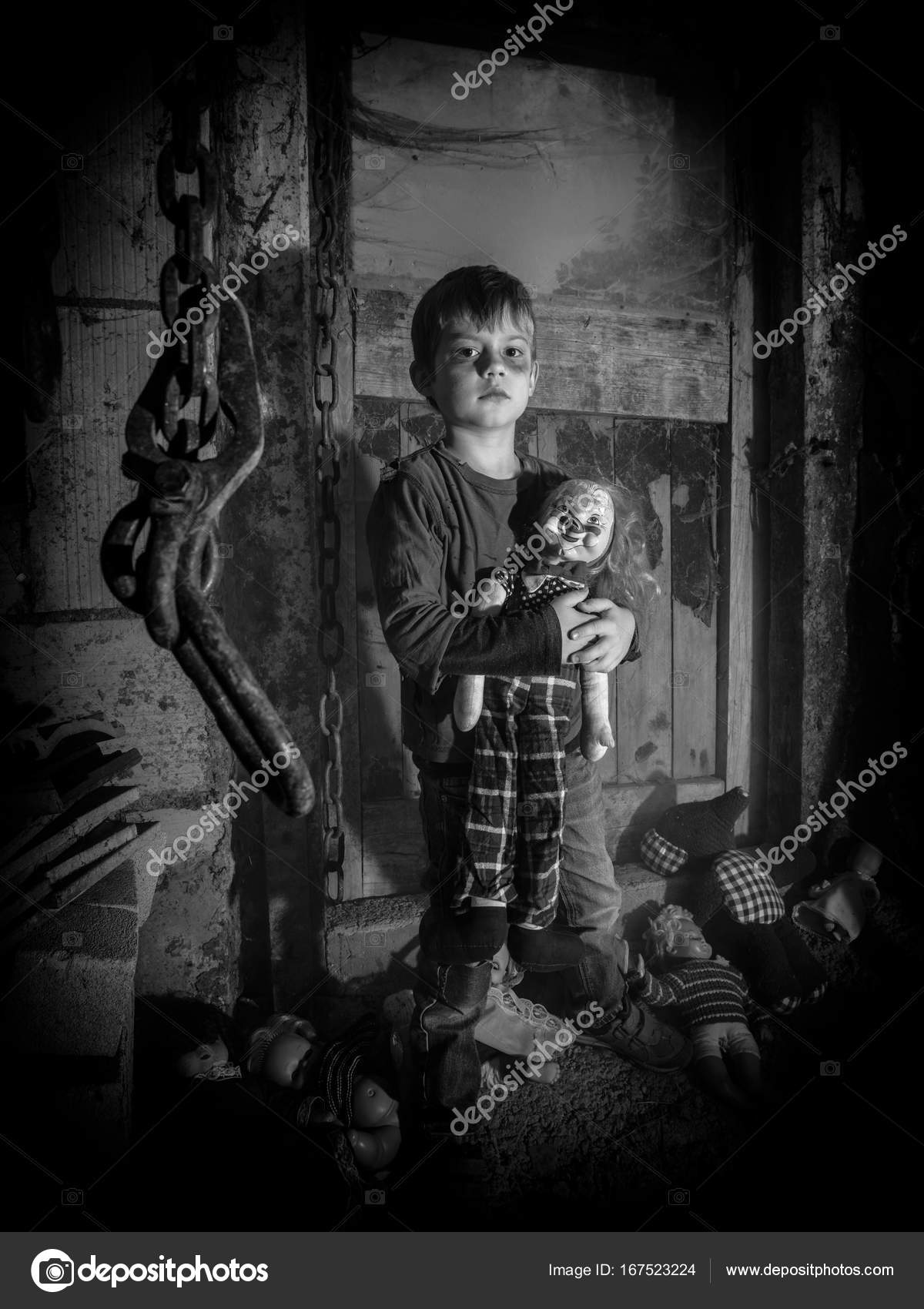 scary clown doll