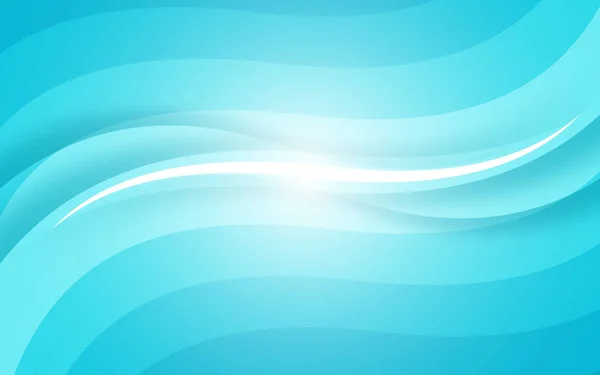 波と抽象的な光の背景。ベクトル図 — ストックベクタ