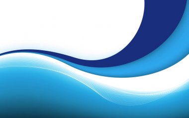 Soyut mavi dalgalar - kavram veri akış. Vektör çizim