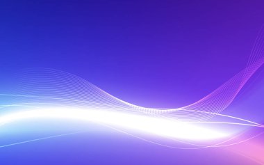 Menekşe arka plan dalga ile. Vektör çizim