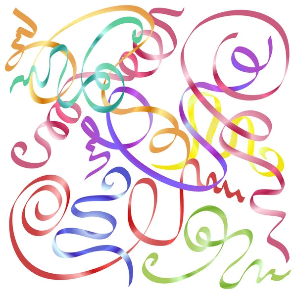 Ruban torsadé coloré — Image vectorielle
