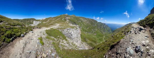 Highest peak from Mount Bucegi on summer — Stock Photo, Image